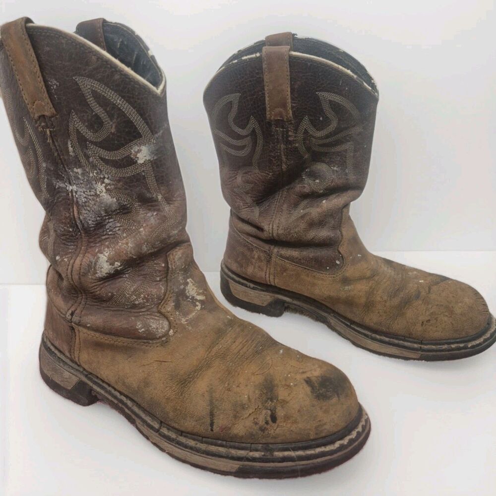 Rocky Steel Toe Boots-Branson, Style Men's Size 8M FQ0006732 GUC Fast Shipping